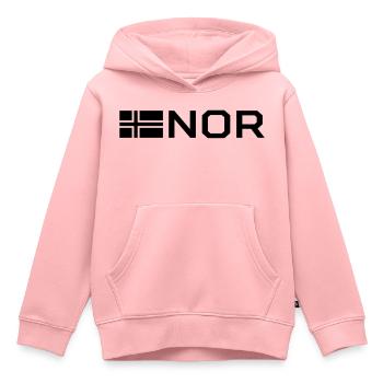 Norwegische Flagge - Kinder Premium Organic Hoodie - Rosa - Vorne - AI Model Kid Female (0cm)