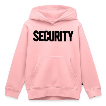Sicherheit - Kinder Premium Organic Hoodie - Rosa - Vorne - AI Model Kid Female (0cm)