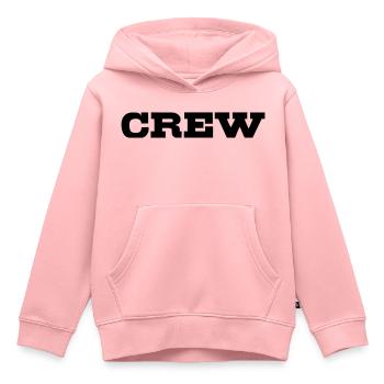 Crew - Sweat Premium à capuche enfant bio - rose - Devant - AI Model Kid Female (0cm)
