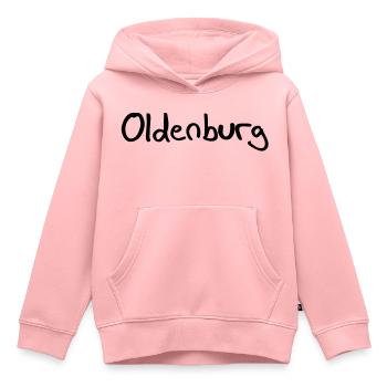 oldenburg - Kids Premium Organic Hoodie - rose - Front - AI Model Kid Female (0cm)