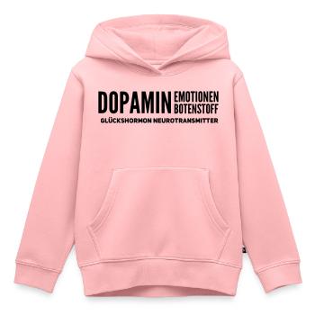 Shirt-Design Dopamin - Kinder Premium Organic Hoodie - Rosa - Vorne - AI Model Kid Female (0cm)