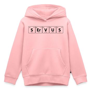 Periodensystem - Servus - Kinder Premium Organic Hoodie - Rosa - Vorne - AI Model Kid Female (0cm)