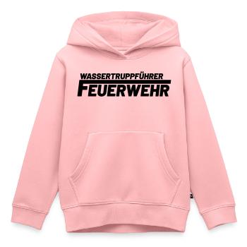 Wassertruppführer Freiwillige Feuerwehr - Kinder Premium Organic Hoodie - Rosa - Vorne - AI Model Kid Female (0cm)