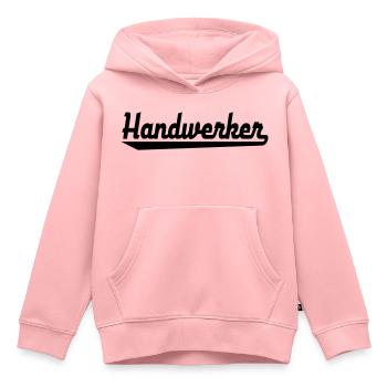 Handwerker - Kinder Premium Organic Hoodie - Rosa - Vorne - AI Model Kid Female (0cm)
