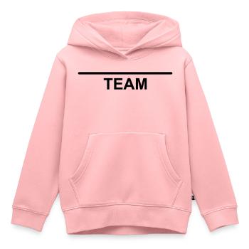Team Group Template Design for Personalization - Kids Premium Organic Hoodie - rose - Front - AI Model Kid Female (0cm)