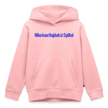 Hajduk Split Torcida - Kids Premium Organic Hoodie - rose - Front - AI Model Kid Female (0cm)