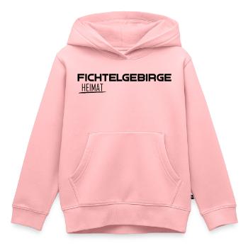 Fichtelgebirge Heimat - Kinder Premium Organic Hoodie - Rosa - Vorne - AI Model Kid Female (0cm)