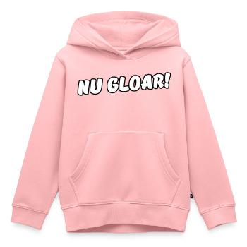nugloar - sächsisch - Kinder Premium Organic Hoodie - Rosa - Vorne - AI Model Kid Female (0cm)