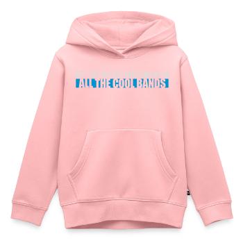 Je suis peut-être vieux - Sweat Premium à capuche enfant bio - rose - Devant - AI Model Kid Female (0cm)