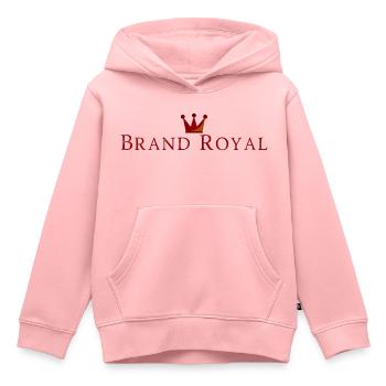 Marque Royal - Sweat Premium à capuche enfant bio - rose - Devant - AI Model Kid Female (0cm)