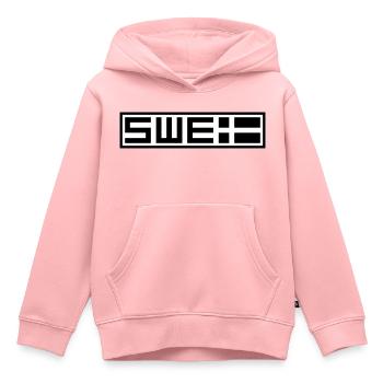 Tactique suédoise - Sweat Premium à capuche enfant bio - rose - Devant - AI Model Kid Female (0cm)