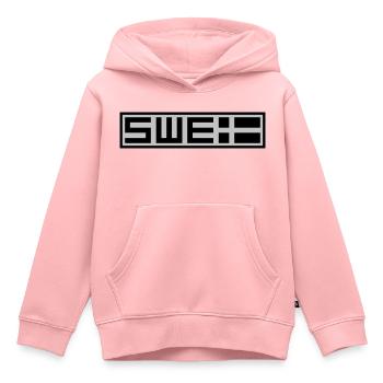 Tactique suédoise - Sweat Premium à capuche enfant bio - rose - Devant - AI Model Kid Female (0cm)