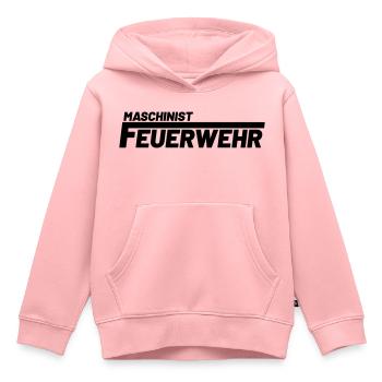 Maschinist Freiwillige Feuerwehr - Kinder Premium Organic Hoodie - Rosa - Vorne - AI Model Kid Female (0cm)
