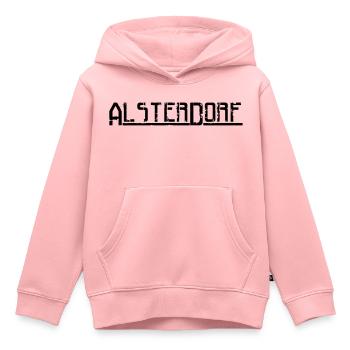 alsterdorf - Kinder Premium Organic Hoodie - Rosa - Vorne - AI Model Kid Female (0cm)