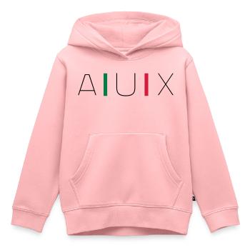 AUX Augsburg - Kinder Premium Organic Hoodie - Rosa - Vorne - AI Model Kid Female (0cm)