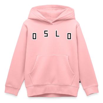 Oslo - Kinder Premium Organic Hoodie - Rosa - Vorne - AI Model Kid Female (0cm)