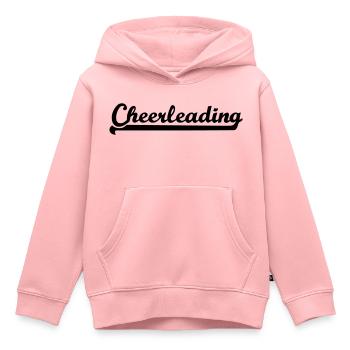 Cheerleading - Sweat Premium à capuche enfant bio - rose - Devant - AI Model Kid Female (0cm)