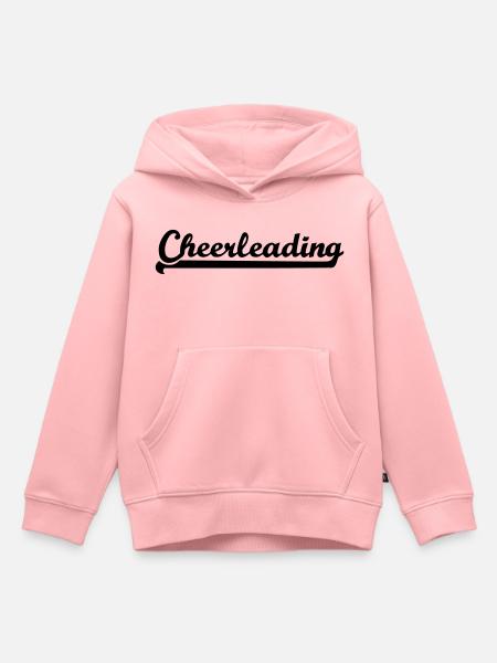 Cheerleading - Sweat Premium à capuche enfant bio - rose