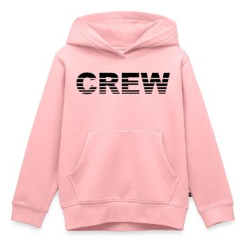 Crew - Sweat Premium à capuche enfant bio - rose - Devant - AI Model Kid Female (0cm)