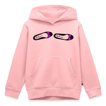 Ballerina 1 - Kinder Premium Organic Hoodie - Rosa - Vorne - AI Model Kid Female (0cm)