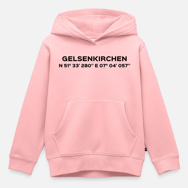 Gelsenkirchen - Sweat Premium à capuche enfant bio - rose