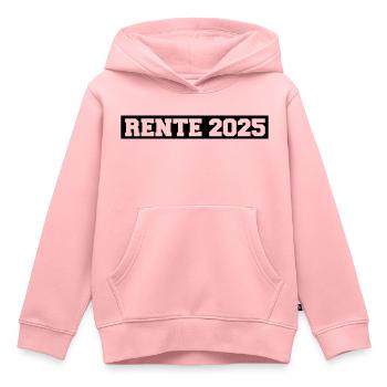 Rente 2025 - Sweat Premium à capuche enfant bio - rose - Devant - AI Model Kid Female (0cm)