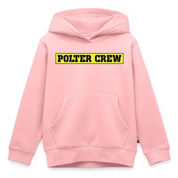 Polter Crew Polterabend - Kinder Premium Organic Hoodie - Rosa - Vorne - AI Model Kid Female (0cm)