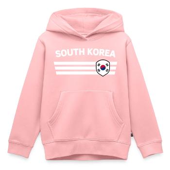 Südkorea Fan Trikot für globale Wettbewerbe - Kinder Premium Organic Hoodie - Rosa - Vorne - AI Model Kid Female (0cm)