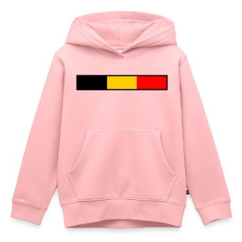 Belgien - Kinder Premium Organic Hoodie - Rosa - Vorne - AI Model Kid Female (0cm)