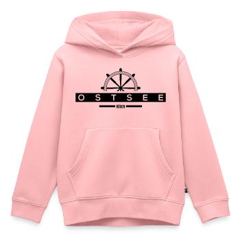 Rügen - Kinder Premium Organic Hoodie - Rosa - Vorne - AI Model Kid Female (0cm)