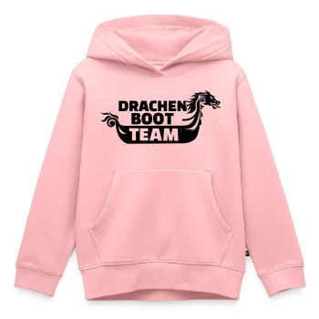 Drachenboot - Kinder Premium Organic Hoodie - Rosa - Vorne - AI Model Kid Female (0cm)