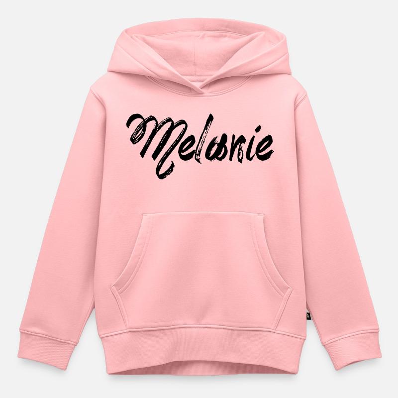Mélanie - Sweat Premium à capuche enfant bio - rose