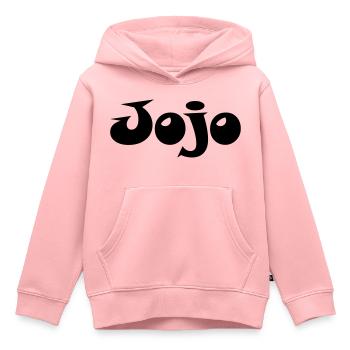 Jojo - Kinder Premium Organic Hoodie - Rosa - Vorne - AI Model Kid Female (0cm)