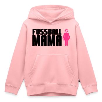 Fußball-Mama - Kinder Premium Organic Hoodie - Rosa - Vorne - AI Model Kid Female (0cm)