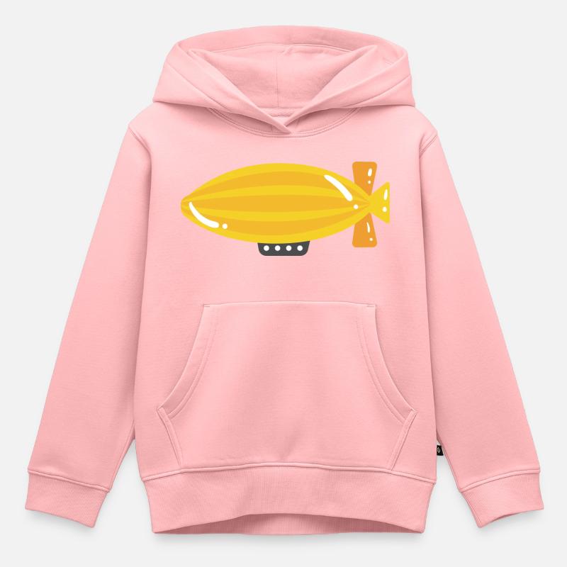Zeppelin - Sweat Premium à capuche enfant bio - rose