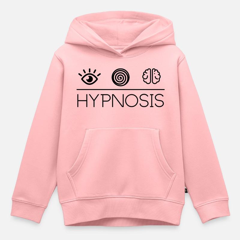 Hypnosis Hypnose - Sweat Premium à capuche enfant bio - rose