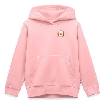 Kanada Emblem - Kinder Premium Organic Hoodie - Rosa - Vorne - AI Model Kid Female (0cm)