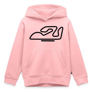 Schaltkreis Spanien_c1 - Kinder Premium Organic Hoodie - Rosa - Vorne - AI Model Kid Female (0cm)