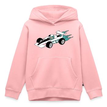 Formula Race car - Kids Premium Organic Hoodie - rose - Front - AI Model Kid Female (0cm)