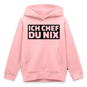 Chef - Kinder Premium Organic Hoodie - Rosa - Vorne - AI Model Kid Female (0cm)