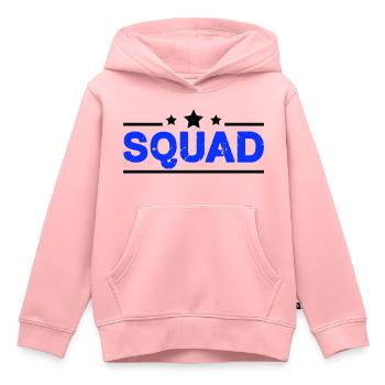 squad - Kinder Premium Organic Hoodie - Rosa - Vorne - AI Model Kid Female (0cm)