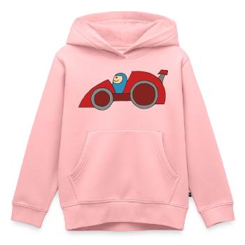 rennwagen - Kinder Premium Organic Hoodie - Rosa - Vorne - AI Model Kid Female (0cm)