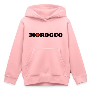 Marokko - Kinder Premium Organic Hoodie - Rosa - Vorne - AI Model Kid Female (0cm)