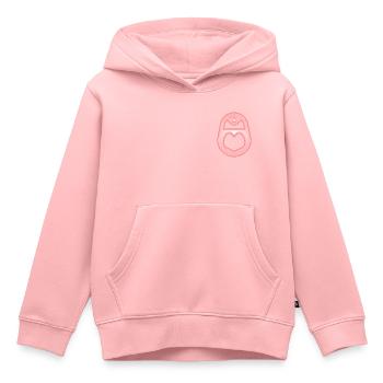 OPEN IT - Kids Premium Organic Hoodie - rose - Front - AI Model Kid Female (0cm)