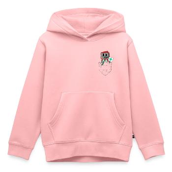 VOUS AVEZ LE CONTRÔLE - Sweat Premium à capuche enfant bio - rose - Devant - AI Model Kid Female (0cm)