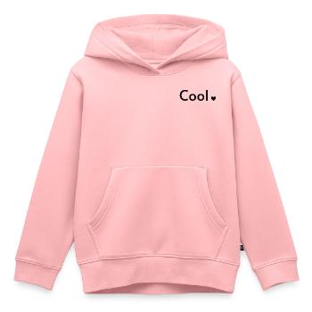 Cool - Sweat Premium à capuche enfant bio - rose - Devant - AI Model Kid Female (0cm)
