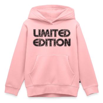 Limited Edition - Kids Premium Organic Hoodie - rose - Front - AI Model Kid Female (0cm)