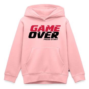 gaming - Sweat Premium à capuche enfant bio - rose - Devant - AI Model Kid Female (0cm)