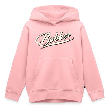 bobber chopper biker autocollant de croisière autocollant - Sweat Premium à capuche enfant bio - rose - Devant - AI Model Kid Female (0cm)