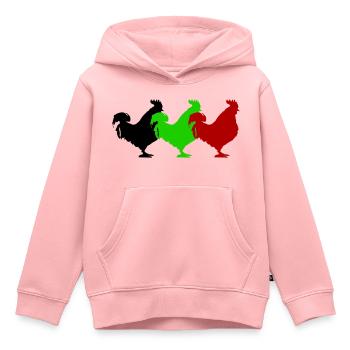 Robinet - Sweat Premium à capuche enfant bio - rose - Devant - AI Model Kid Female (0cm)